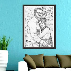 13 - Couple Photo Sketch