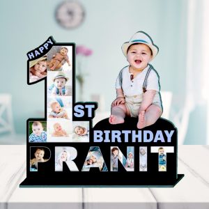 1st Birthday Wood Cut