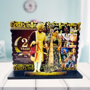 Anniversary Special Dual Layer Wood Cut