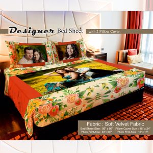 Golden Moment Couple  Bed Sheet