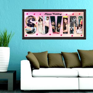 Golden Moment Name Collage Alphabet