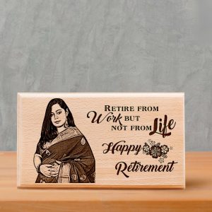 Mam's Retirement Engreving