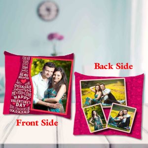 14 Mosic Name With cute couple Cushion