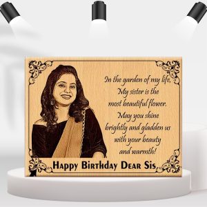 My Lovely Sister Birthday Engreving