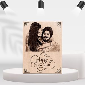 New Year Couple Engreving