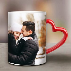 Red-Handle Coffe Mug