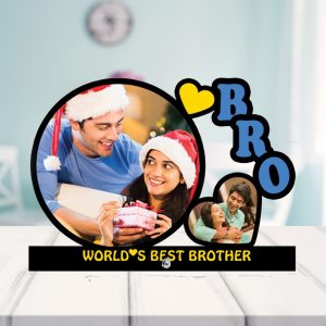 Rakhi Gift For  Brother Wood Cut