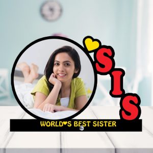 Rakhi Gift For Sis Wood Cut