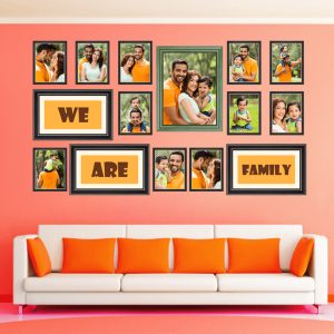 We Are Family Wall Concept