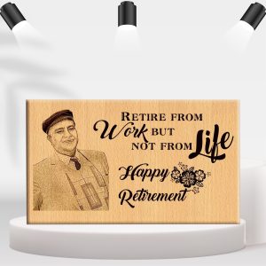 happy Reterirment Coustmized Engreving