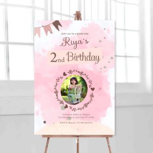 2nd birthday board