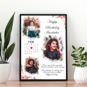 Aanaya Birthday Collage